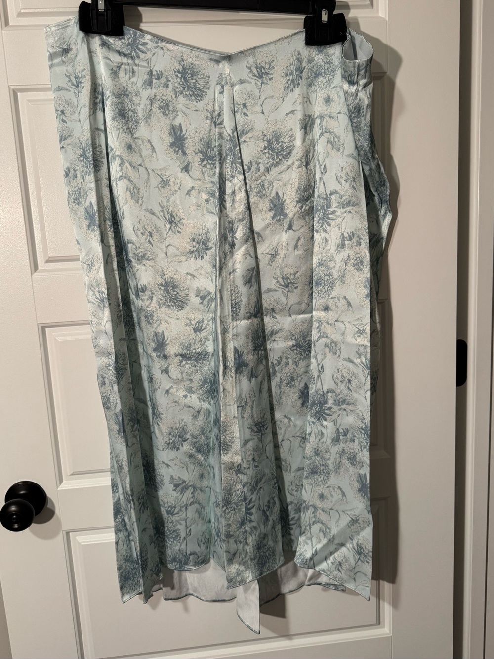 NWT Vince Midi Skirt, Mint Floral, Size 20